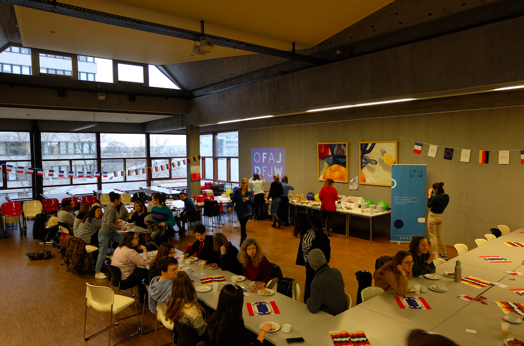 Petit déjeuner franco-allemand à l'université de Ratisbonne