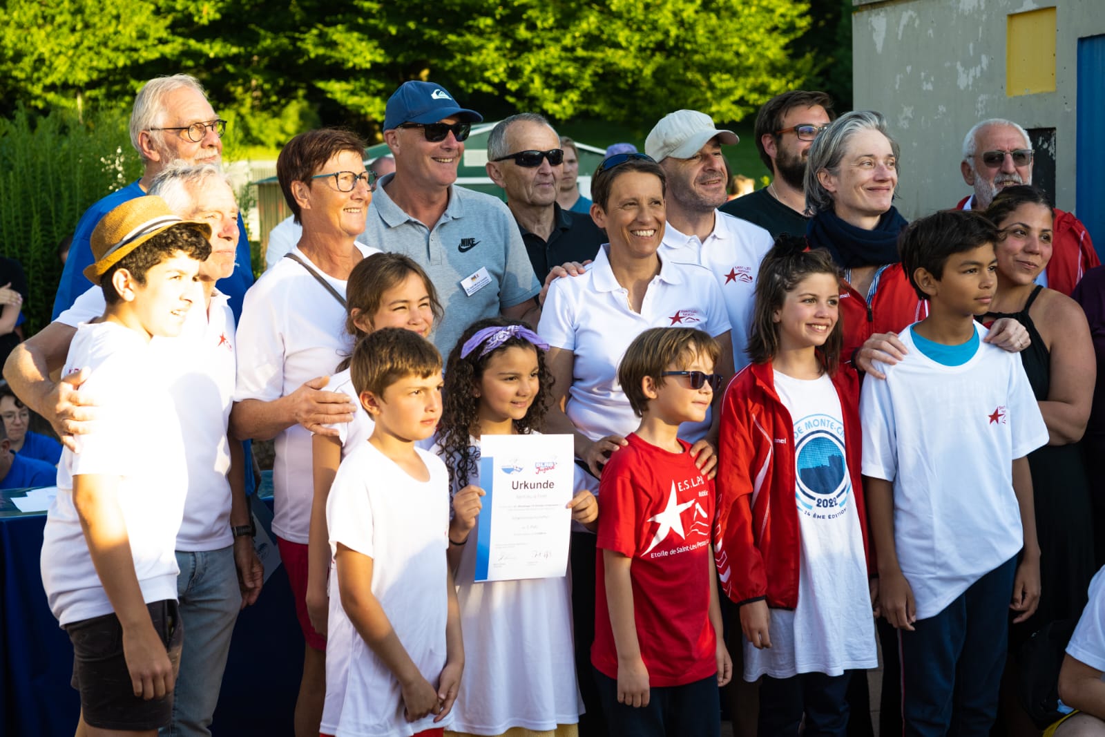 Beaucoup de joie lors de la remise des prix pour la 3e place