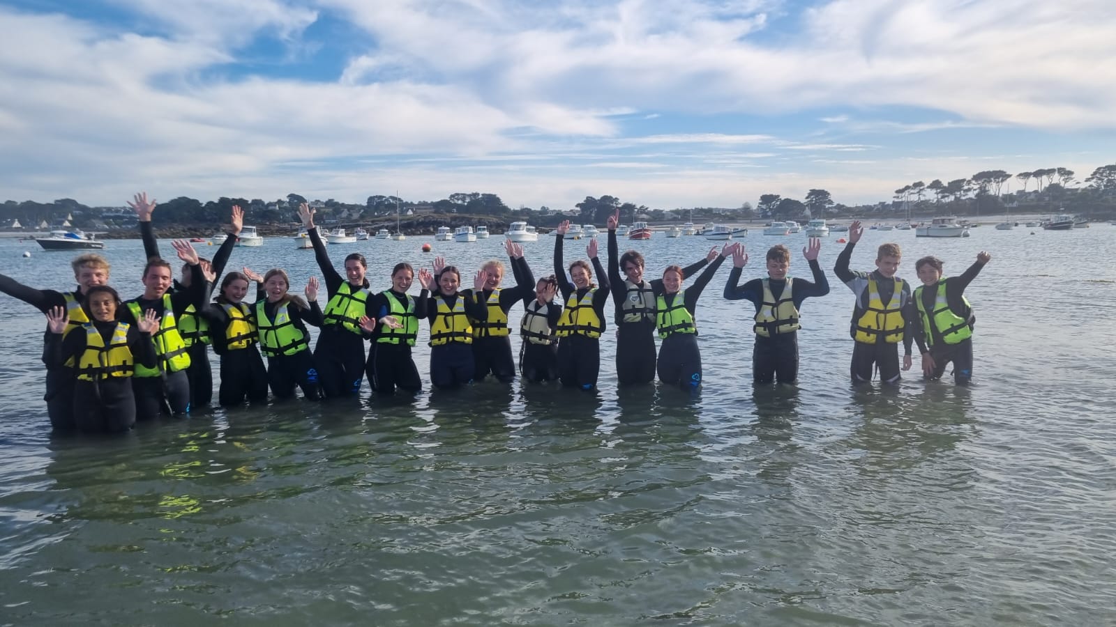 Activités sportives en bord de mer