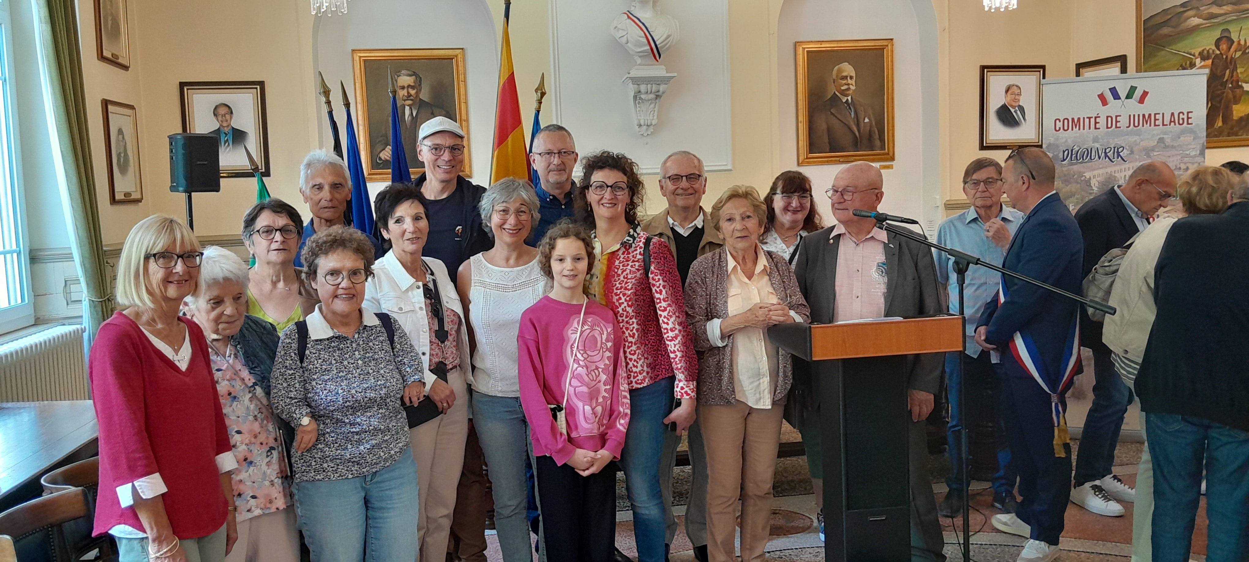 Empfang der Markgröninger Delegation im Rathaus von Saint-Martin-de-Crau