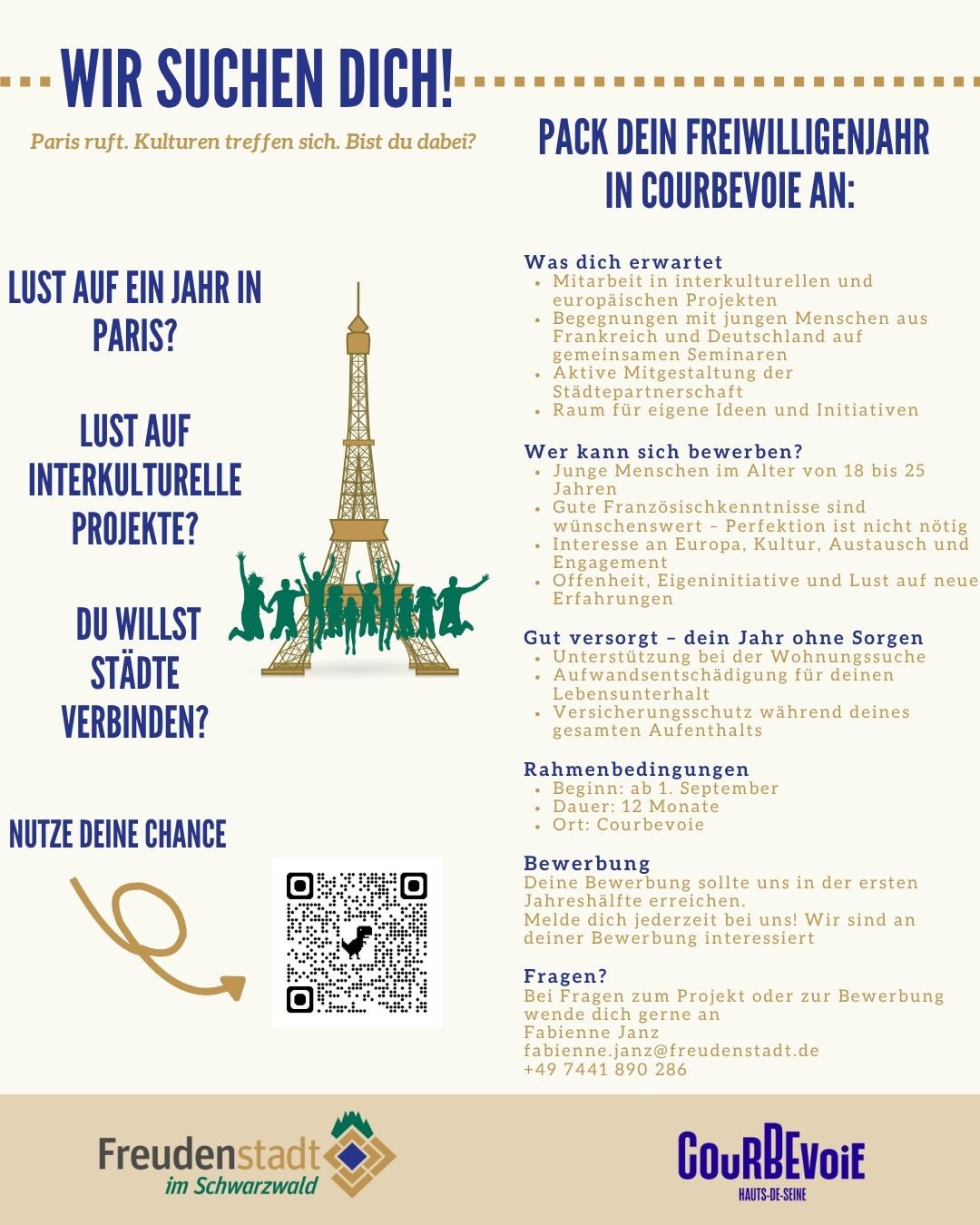 Deutsch-französischer Freiwilligendienst in Courbevoie