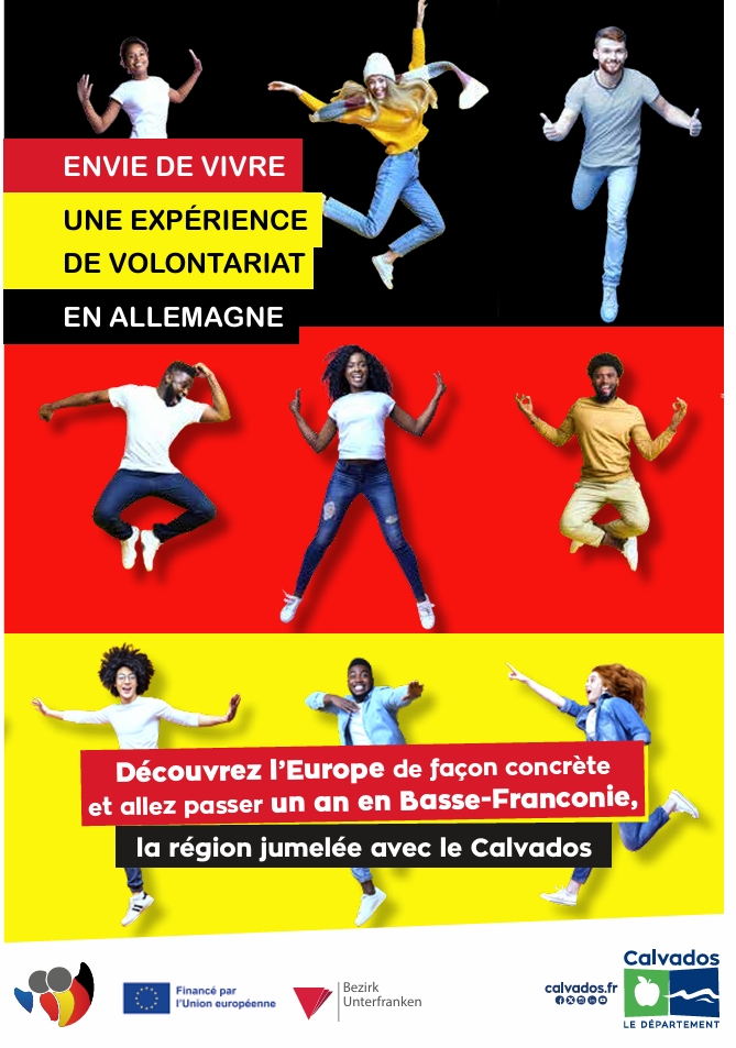 Flyer zum Freiwilligendienst in Deutschland