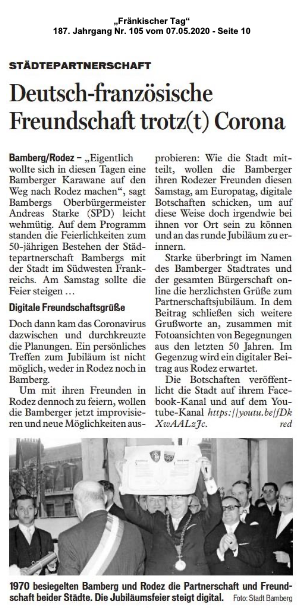 Zeitungsartikel Europatag