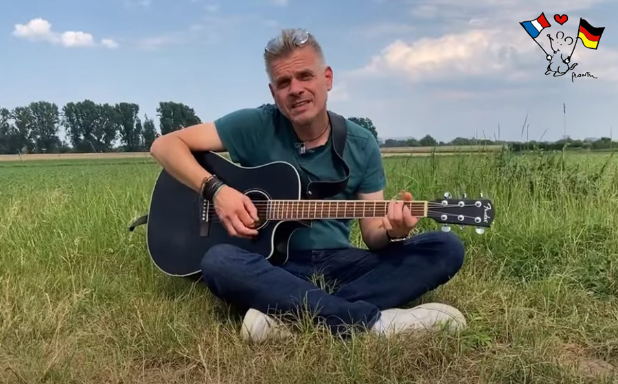 Frank Heidemann compose une chanson pour le jumelage Fouesnant-Meerbusch
