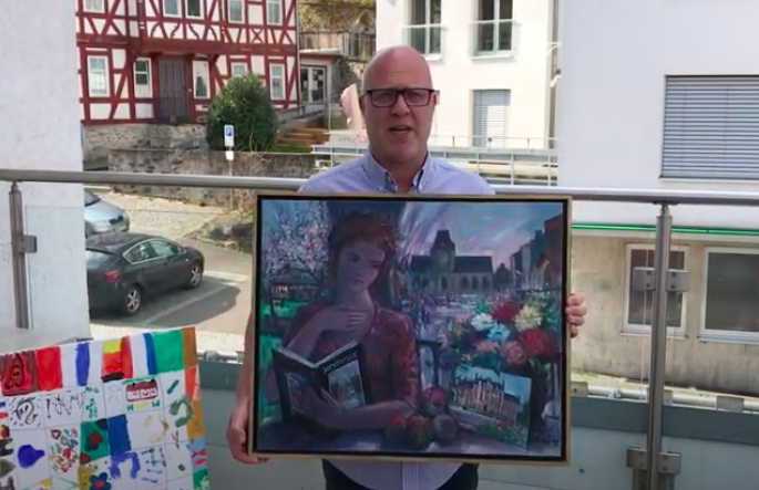 Œuvre d'art de la ville jumelée