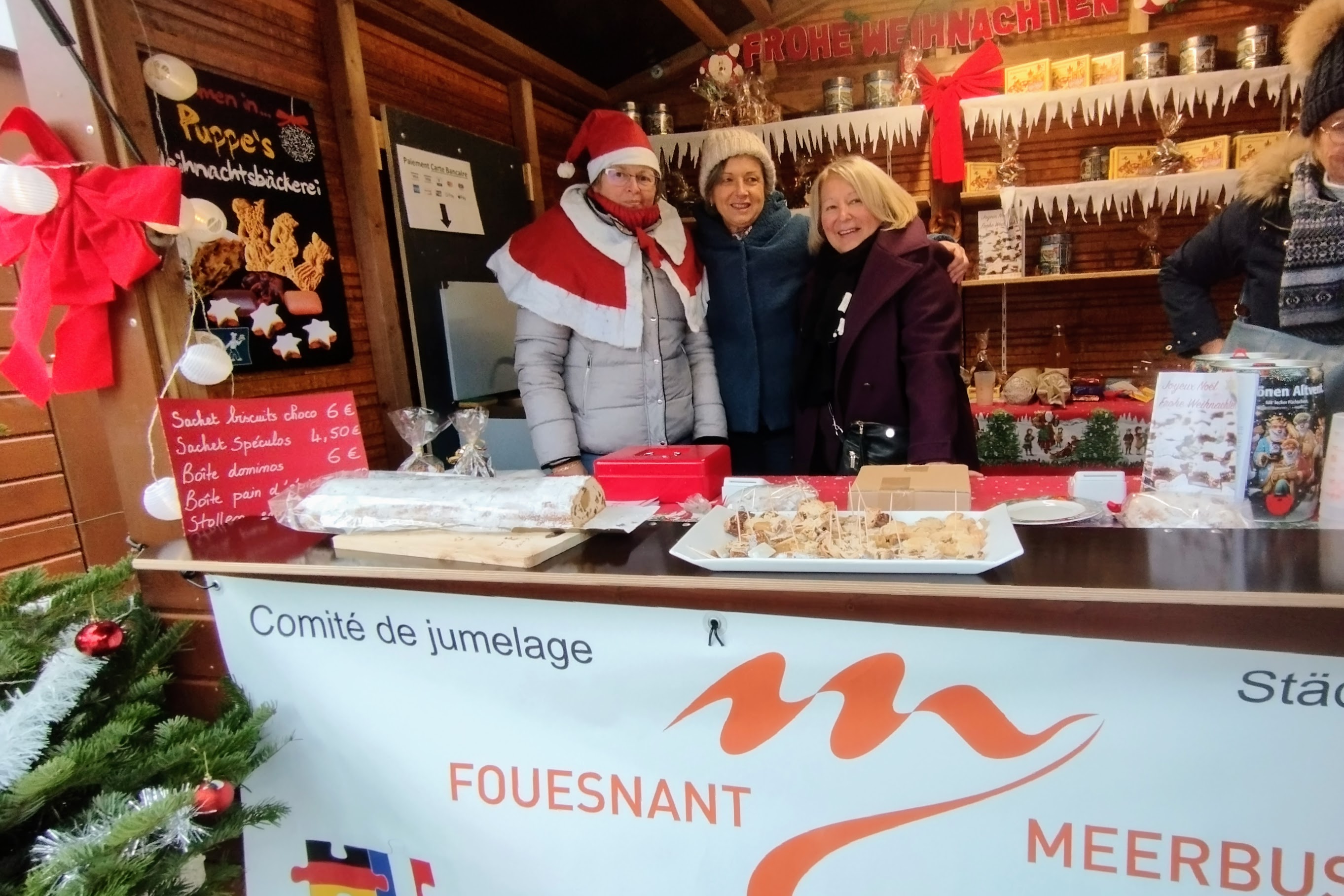 Le jumelage Fouesnant-Meerbusch au marché de Noël