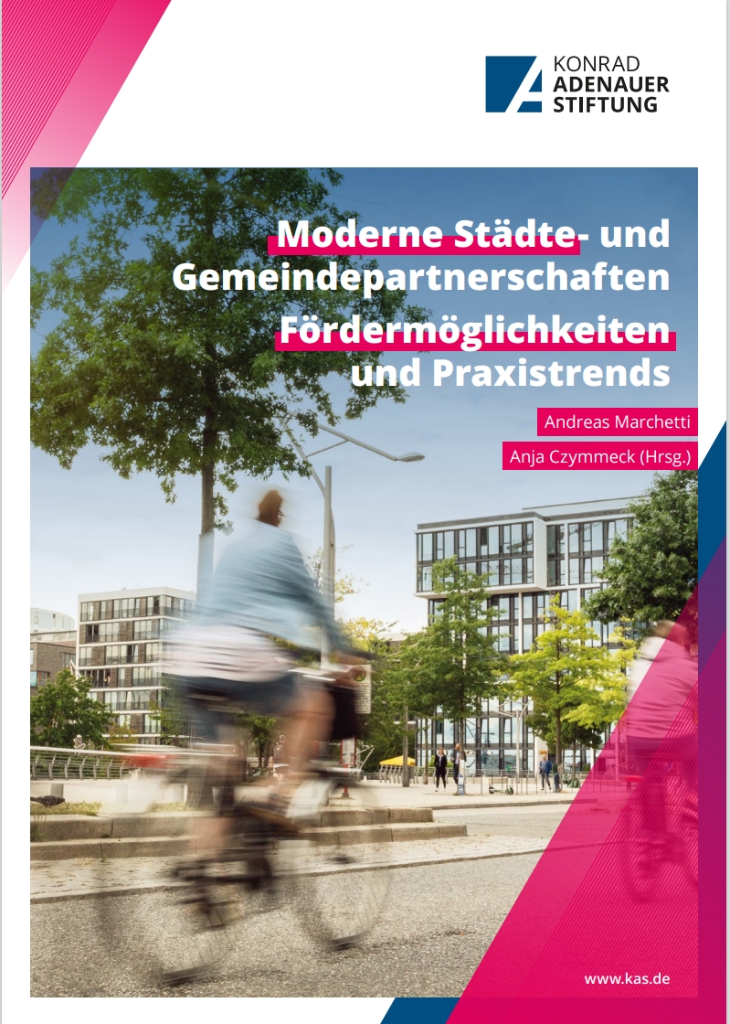 Handreichung Moderne Städte- und Gemeindepartnerschaften – Fördermöglichkeiten und Praxistrends.
