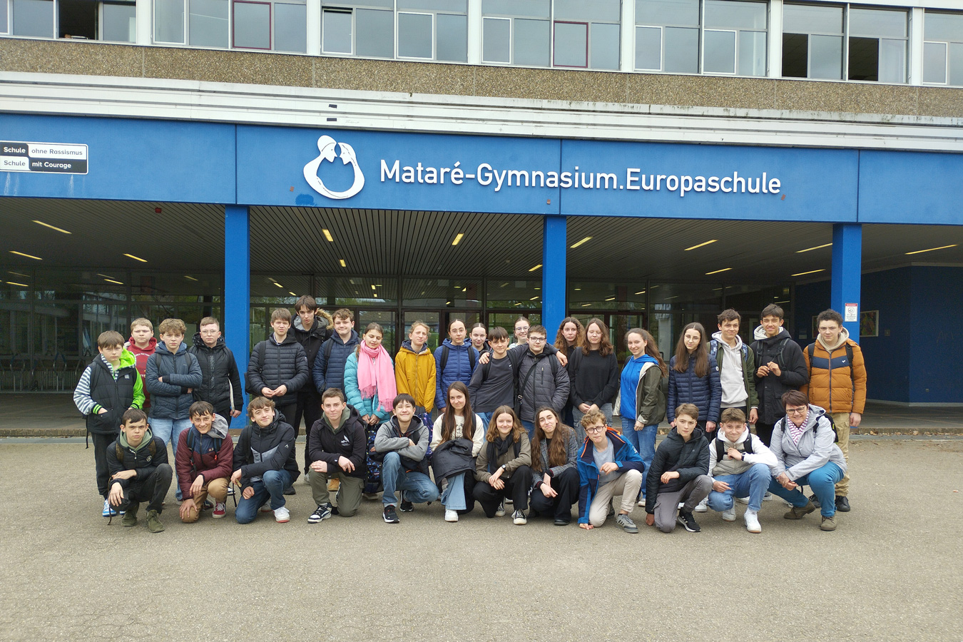 Junge Schüler des Collège Kervihan verbrachten eine Woche in Meerbusch