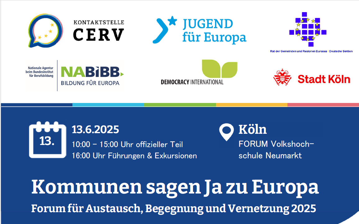 Kommunen sagen Ja zu Europa, Köln, 13. Juni