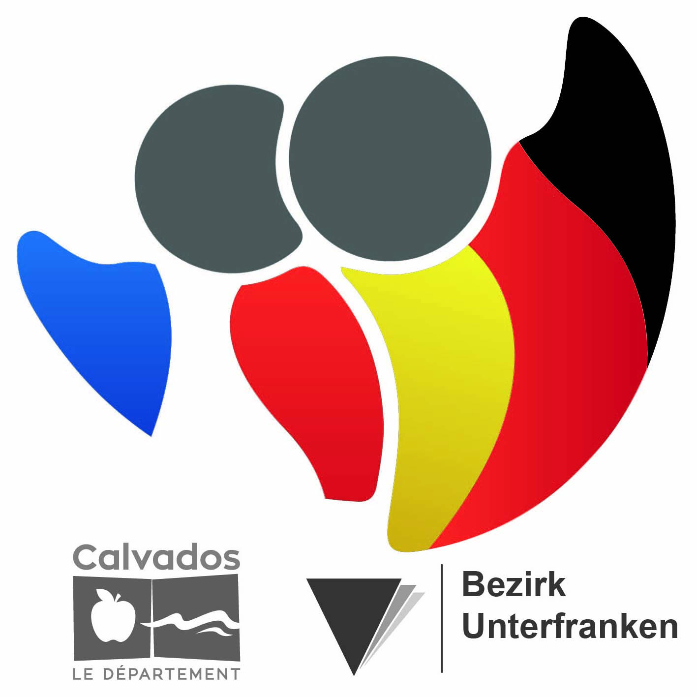 Logo du partenariat Calvados - Unterfranken