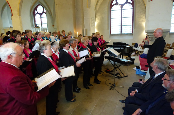 Concert de choeur à la Neustädter Liebfrauenkirche en 2018