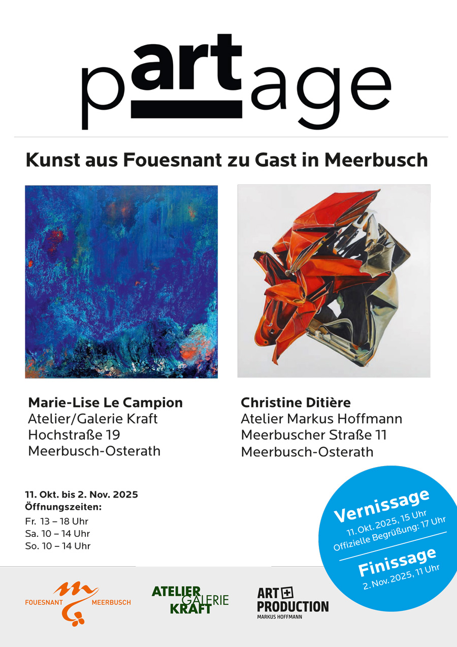 Affiche de l'exposition franco-allemande partage