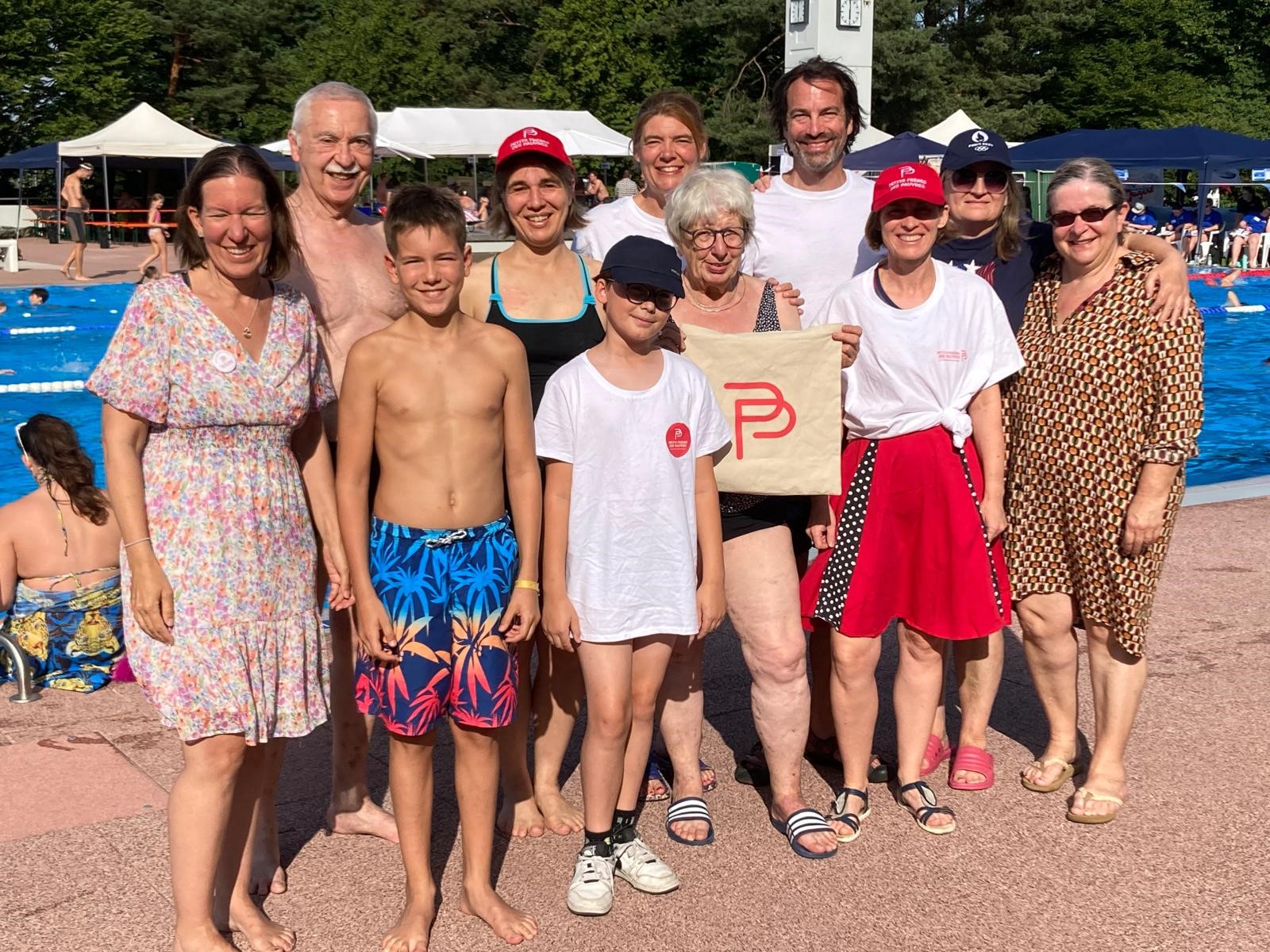 Lors des 24 h de natation