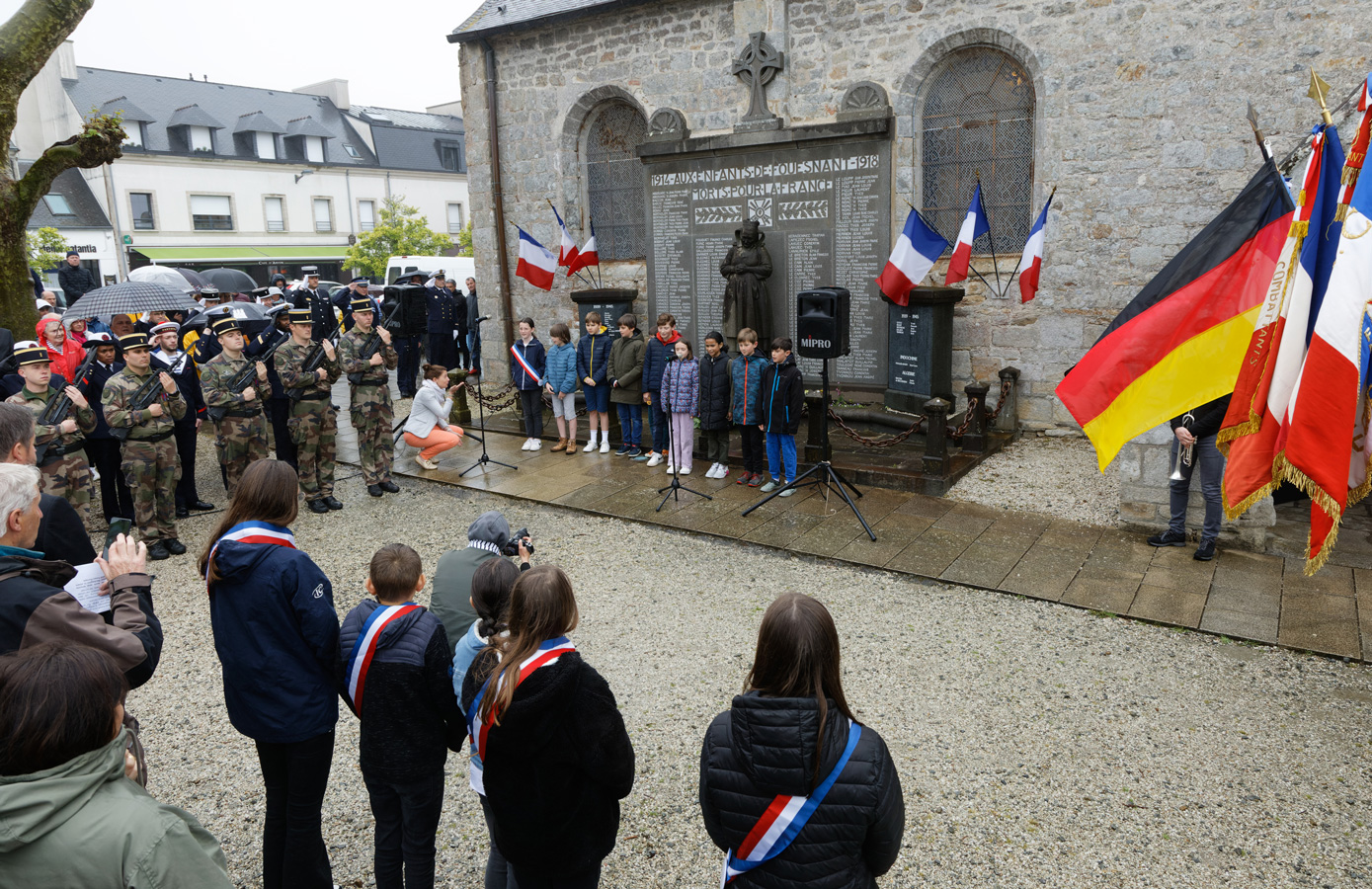 Fouesnant et Meerbusch unies aux cérémonies du 8 mai 1945