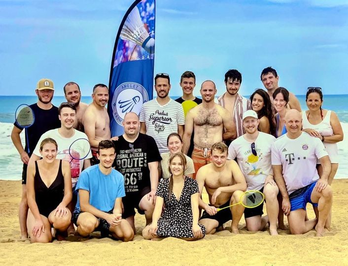 Badmintonaustausch in Anglet