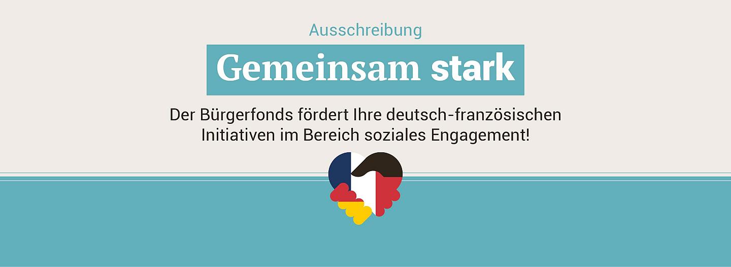 Projektausschreibung „Gemeinsam stark“