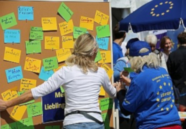 Gemeinsamer Stand Straßburg – Stuttgart beim Europa-Aktionstag 2018