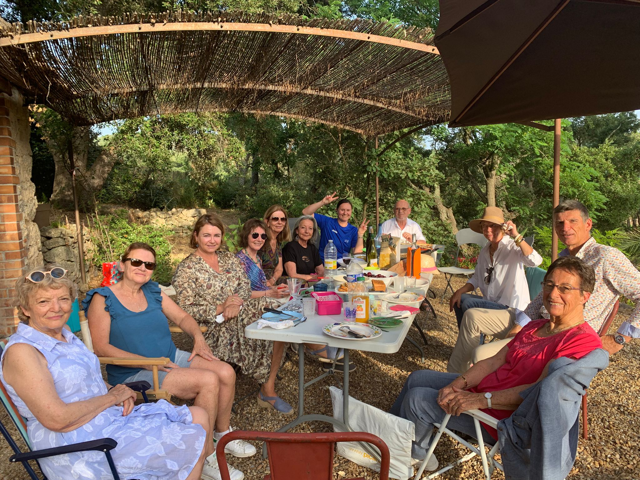 Ein Teil der Picknick-Teilnehmer