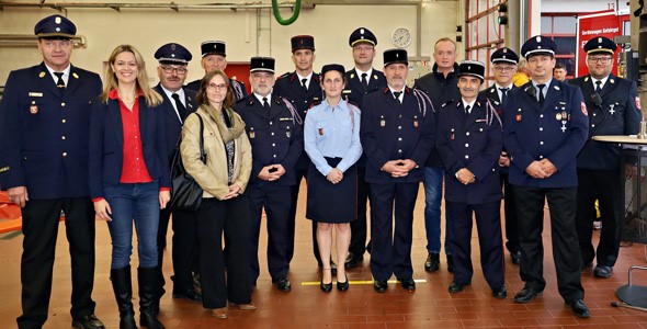 Echange entre les sapeurs pompiers d'Anglet et les pompiers d'Ansbach