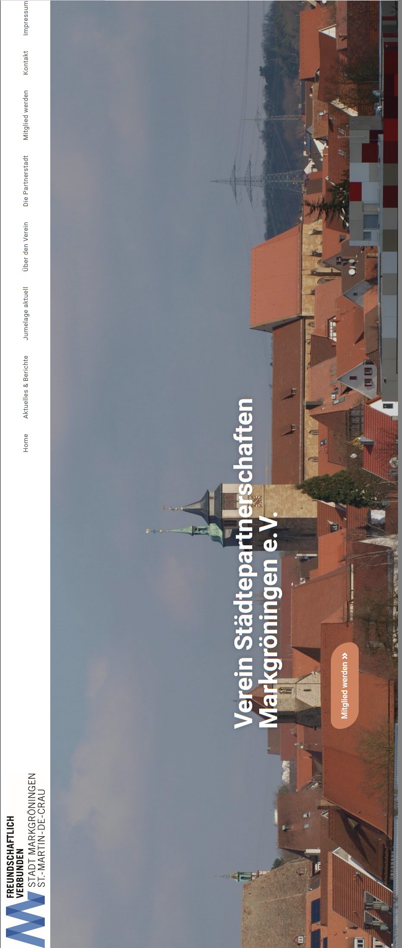 Neue Website Verein Städtepartnerschaften Markgröningen e.V.