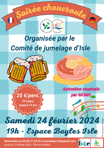 Soirée choucroute à Isle