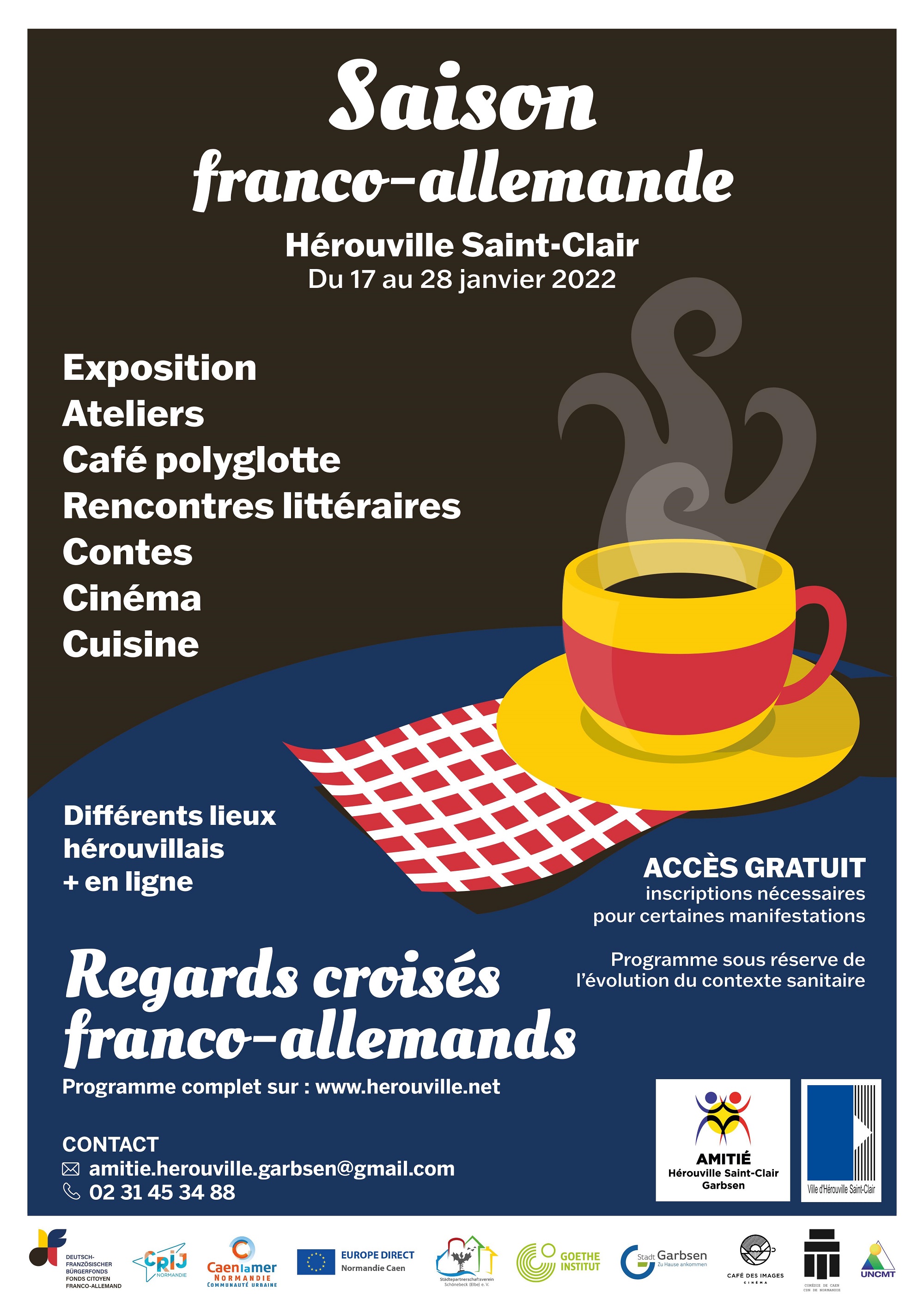Affiche de la Saison Franco-Allemande