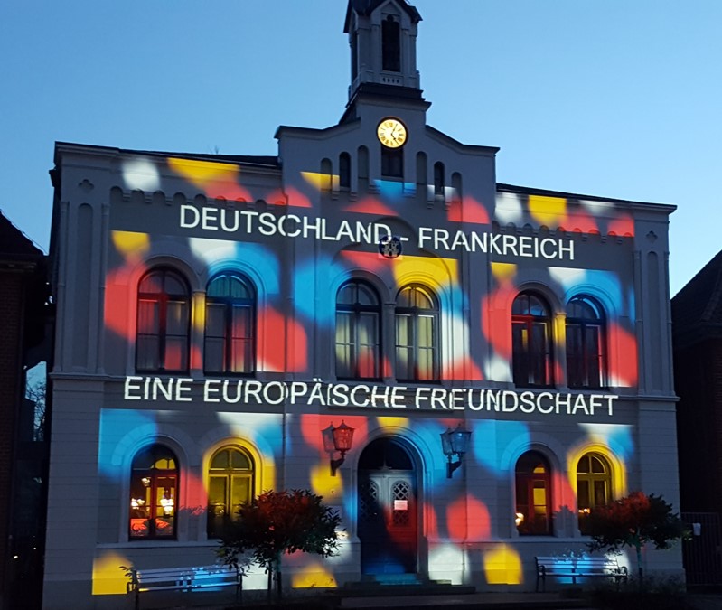 Illuminations de l'amitié à Oldenburg en Holstein