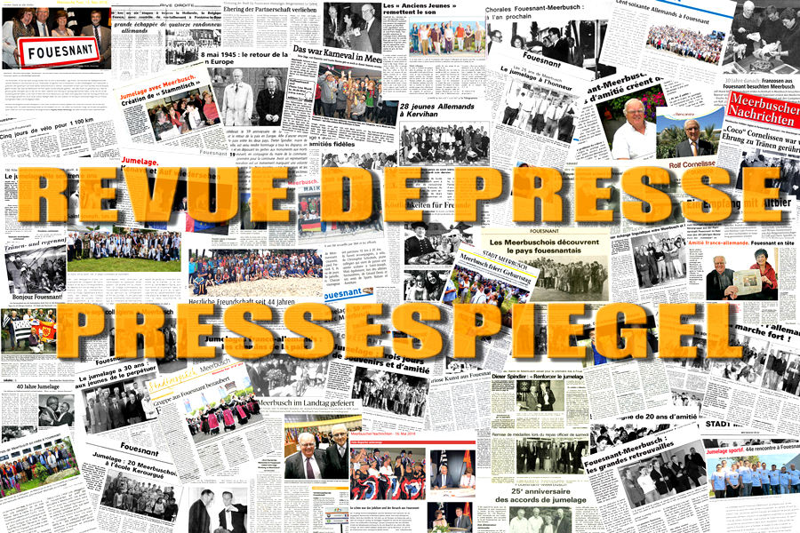 Revue de presse du jumelage Fouesnant-Meerbusch
